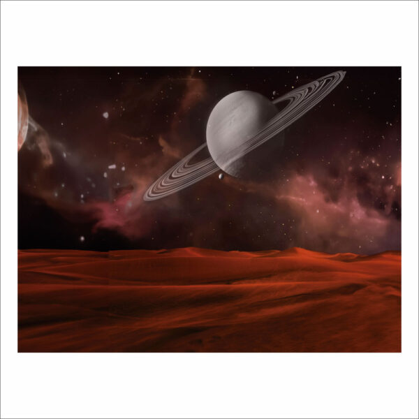 Fundo Fotográfico Espaço Astronauta em Tecido 2,20m x1,50m F554 - Image 3