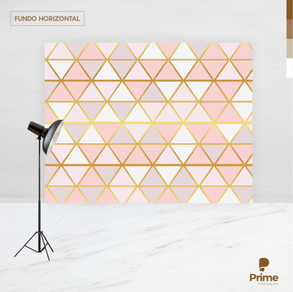 Fundo Fotográfico Geométrico Rosa Tecido  2,20m x1,50m F468 - Image 4