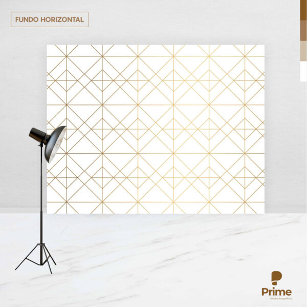 Fundo Fotográfico Geométrico Branco Tecido  2,20m x1,50m F471 - Image 4
