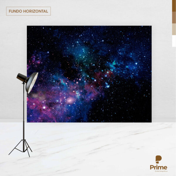 Fundo Fotográfico Galáxia Espaço em Tecido 2,20m x1,50m F552 - Image 4