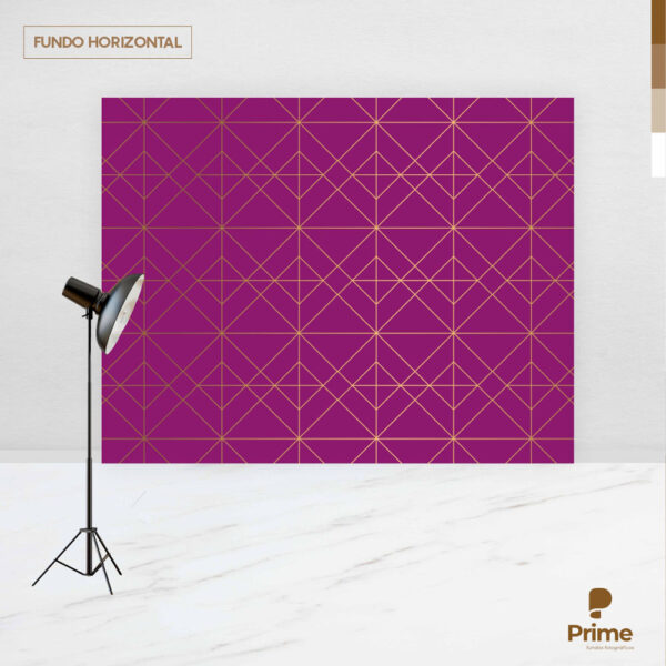 Fundo Fotográfico Geométrico Rosa em Tecido 2,20m x1,50m F473 - Image 4