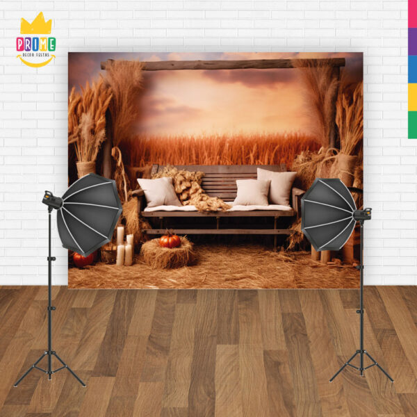 Fundo Fotográfico Cenário Gestante Boho em Tecido 2,20m x1,50m F213 - Image 4