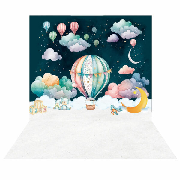 Fundo Fotográfico Cenário Balão Newborn 2,20m x1,50m F549
