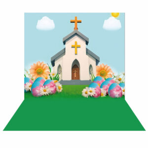 Fundo Fotográfico Cenário Páscoa Religiosa Cute 2,20m x1,50m F798