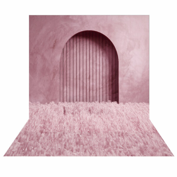 Fundo Fotográfico Cenário Arco Romano Rosa 2,20m x1,50m F872
