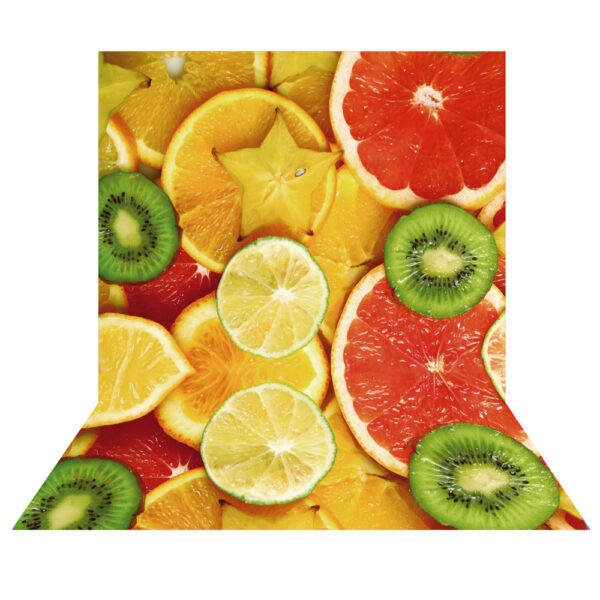 Fundo Fotográfico Cenário Textura Frutas Tecido 2,20m x1,50m F513