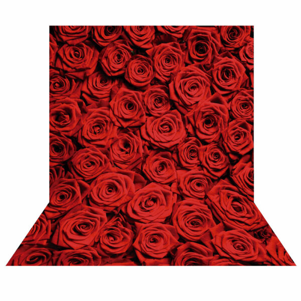 Fundo Fotográfico Cenário Textura Rosas Vermelha Tecido 2,20m x1,50m F506