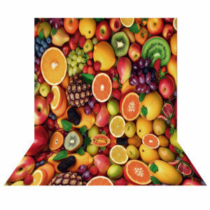 Fundo Fotográfico Cenário Frutas Tecido 2,20m x1,50m F512