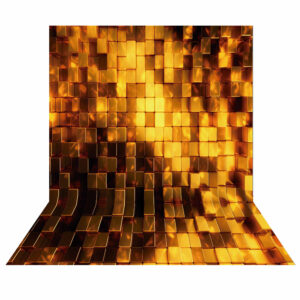 Fundo Fotográfico Textura Parede Gold 2,20m x1,50m F536