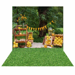 Fundo Fotográfico Limonada Jardim Frutas 2,20m x1,50m F607