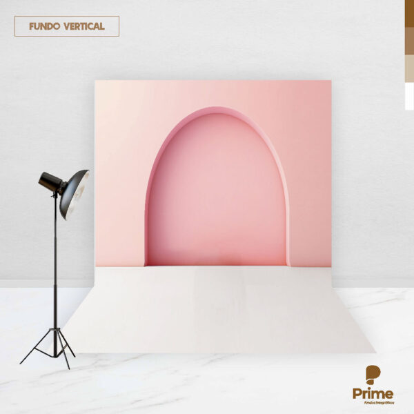 Fundo Fotográfico Cenário Arco Romano Rosa 2,20m x1,50m F858 - Image 2
