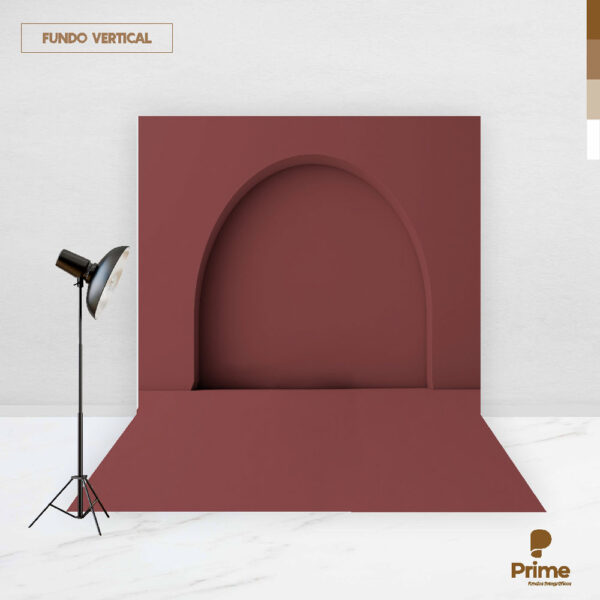 Fundo Fotográfico Cenário Arco Romano Marron 2,20m x1,50m F861 - Image 2