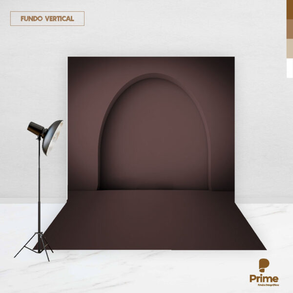 Fundo Fotográfico Cenário Arco Romano Marron 2,20m x1,50m F862 - Image 2