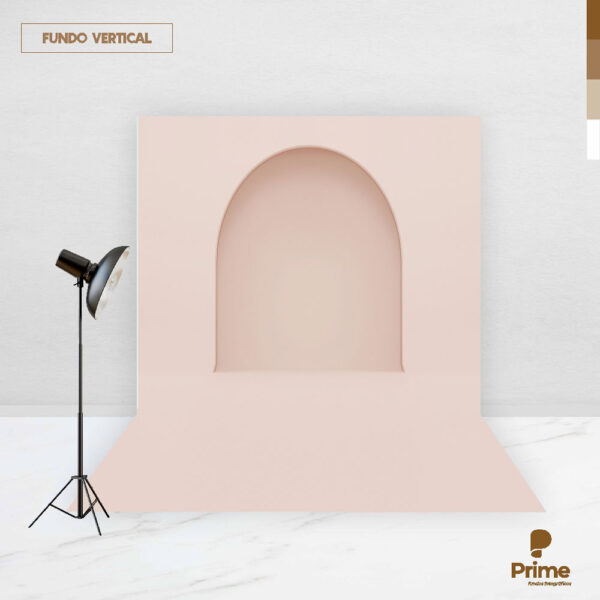 Fundo Fotográfico Cenário Arco Romano Rosa claro 2,20m x1,50m F865 - Image 2