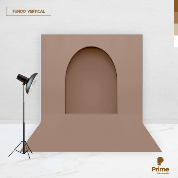 Fundo Fotográfico Cenário Arco Romano Marron 2,20m x1,50m F867 - Image 2