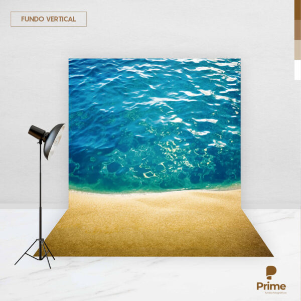 Fundo Fotográfico Cenário Textura Água Praia Tecido 2,20m x1,50m F518 - Image 2