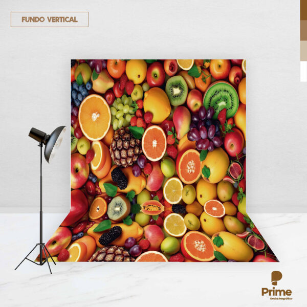 Fundo Fotográfico Cenário Frutas Tecido 2,20m x1,50m F512 - Image 2