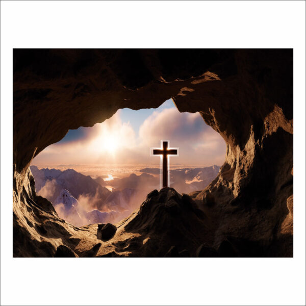 Fundo Fotográfico Cenário Páscoa  Religiosa 2,20m x1,50m F792 - Image 3