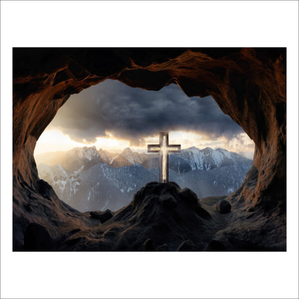 Fundo Fotográfico Cenário Páscoa Religiosa 2,20m x1,50m F793 - Image 3