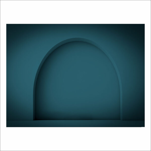 Fundo Fotográfico Cenário Arco Romano Azul Petroleo 2,20m x1,50m F863 - Image 3
