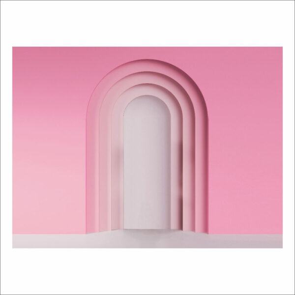 Fundo Fotográfico Cenário Arco Romano Rosa 2,20m x1,50m F870 - Image 3