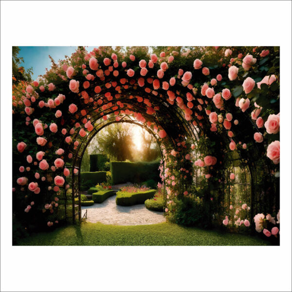 Fundo Fotográfico Cenário Páscoa Flores Pintura 2,20m x1,50m F783 - Image 3