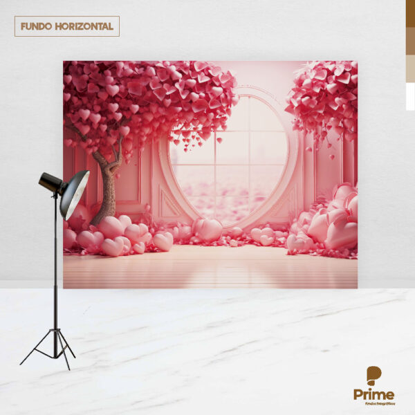 Fundo Fotográfico Cenário Dia das Mães Rosa 2,20m x1,50m F813 - Image 4