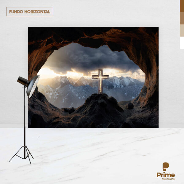 Fundo Fotográfico Cenário Páscoa Religiosa 2,20m x1,50m F793 - Image 4