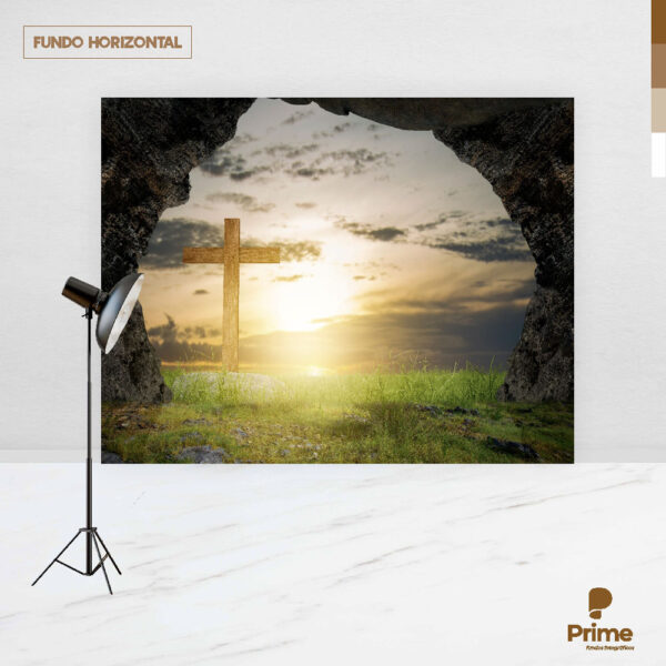 Fundo Fotográfico Cenário Páscoa Religiosa 2,20m x1,50m F794 - Image 4