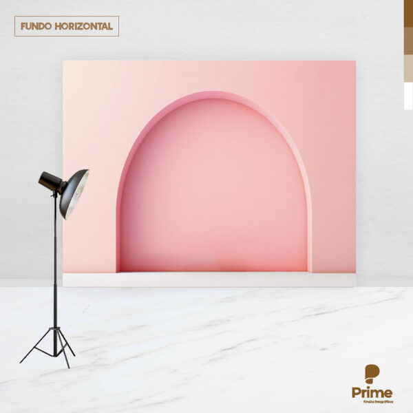 Fundo Fotográfico Cenário Arco Romano Rosa 2,20m x1,50m F858 - Image 4