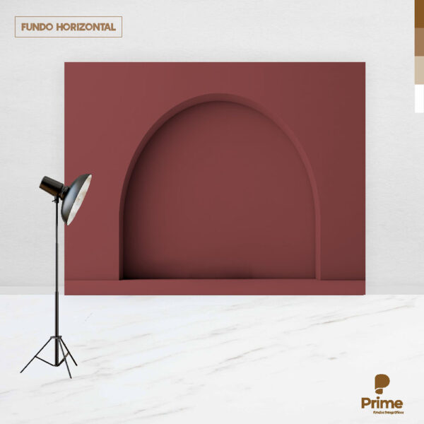 Fundo Fotográfico Cenário Arco Romano Marron 2,20m x1,50m F861 - Image 4