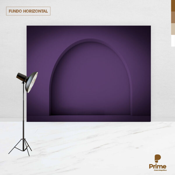 Fundo Fotográfico Cenário Arco Romano Roxo 2,20m x1,50m F864 - Image 4