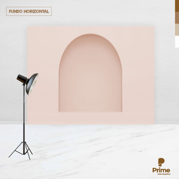 Fundo Fotográfico Cenário Arco Romano Rosa claro 2,20m x1,50m F865 - Image 4