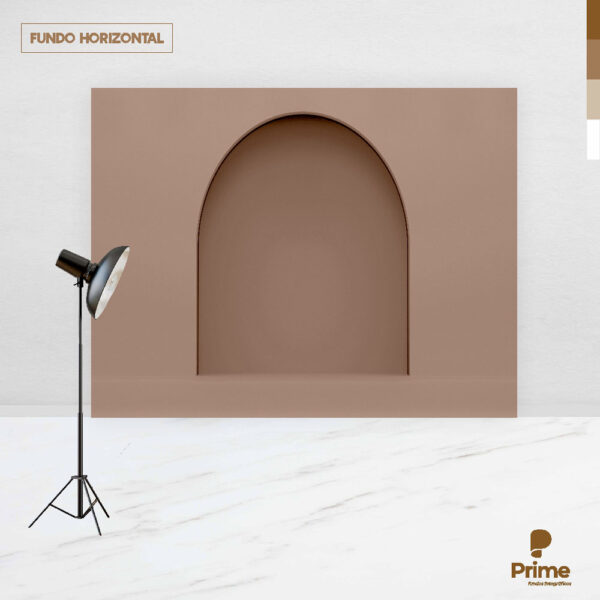 Fundo Fotográfico Cenário Arco Romano Marron 2,20m x1,50m F867 - Image 4