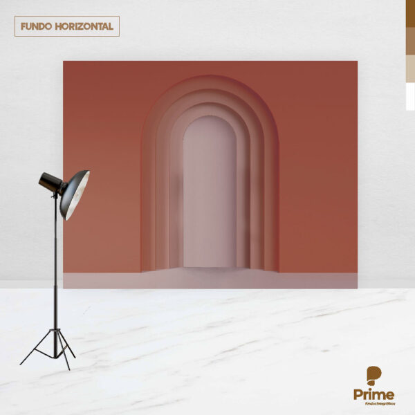 Fundo Fotográfico Cenário Arco Romano Marron 2,20m x1,50m F871 - Image 4