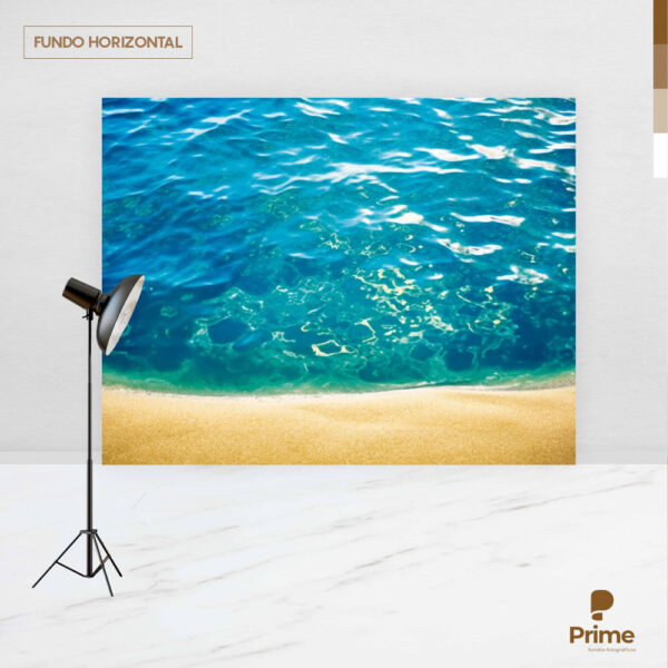 Fundo Fotográfico Cenário Textura Água Praia Tecido 2,20m x1,50m F518 - Image 4