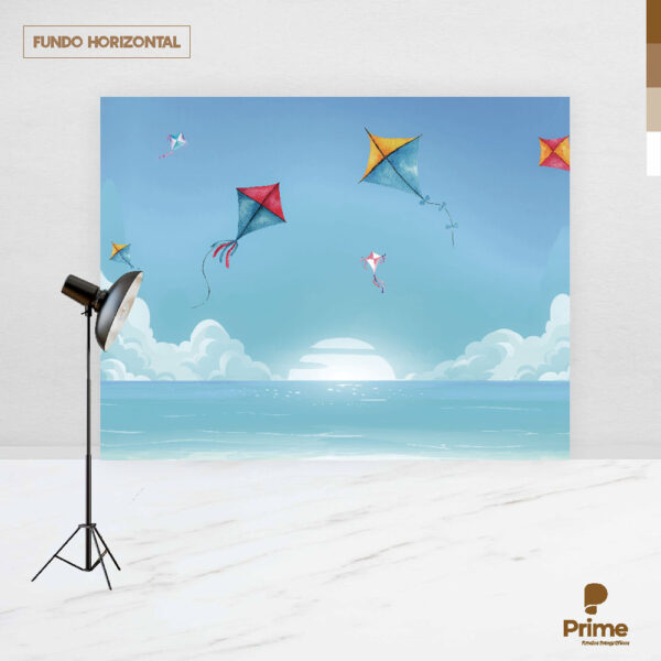 Fundo Fotográfico Cenário Pipa Praia Tecido 2,20m x1,50m F428 - Image 4