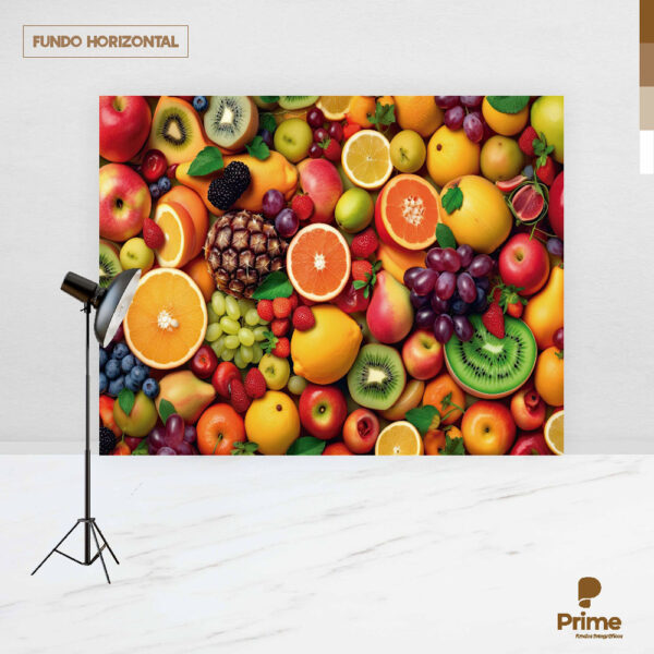 Fundo Fotográfico Cenário Frutas Tecido 2,20m x1,50m F512 - Image 4