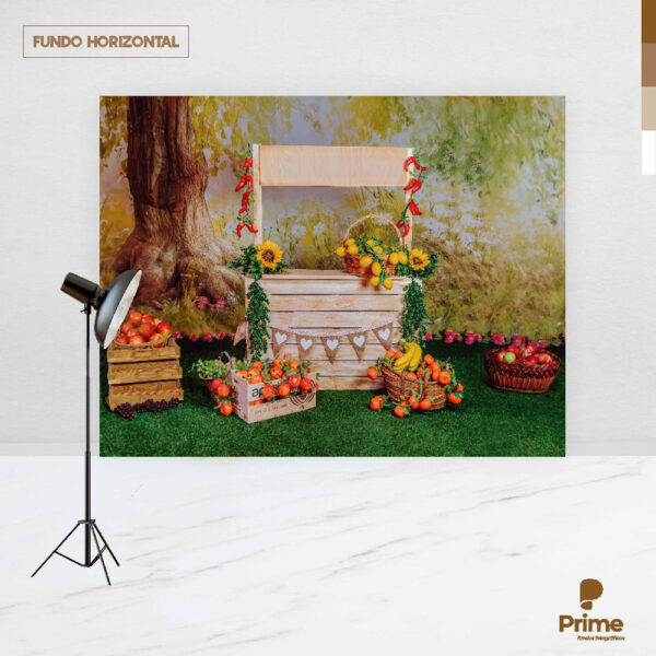 Fundo Fotográfico Frutas Jardim 2,20m x1,50m F606 - Image 4
