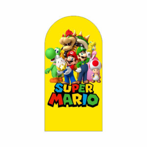 Painel De Festa Romano Decorativo Super Mario Amarelo