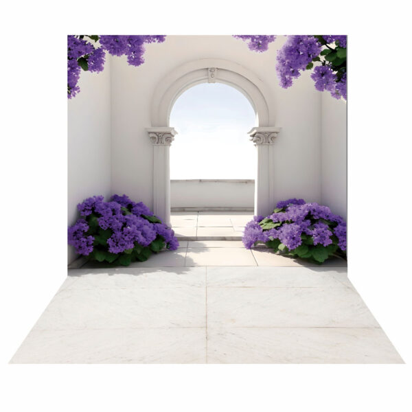 Fundo Fotográfico Cenário Arco Romano Mães  2,20m x1,50m F822