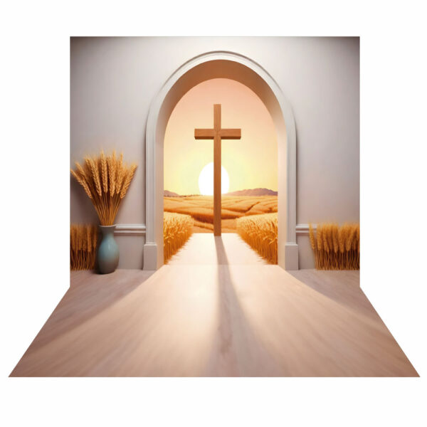 Fundo Fotográfico Cenário Páscoa Religiosa 2,20m x1,50m F880
