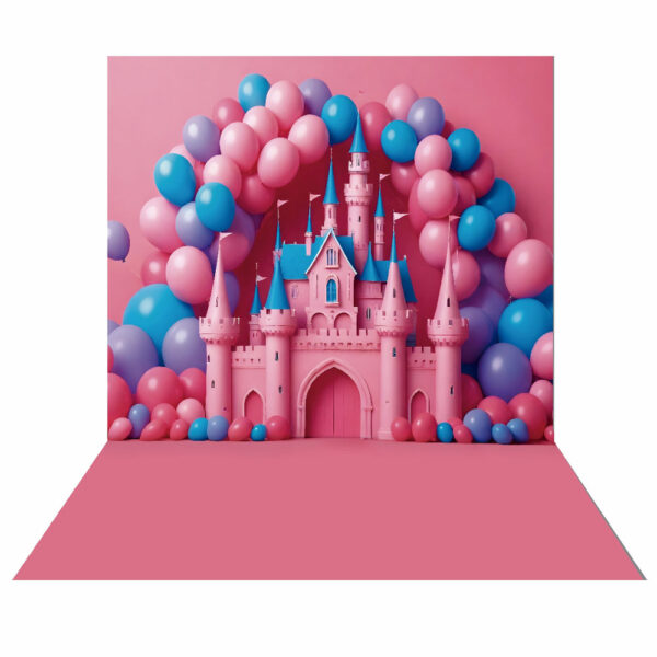 Fundo Fotográfico Cenário Castelo Princesa em Tecido 2,20m x1,50m F831