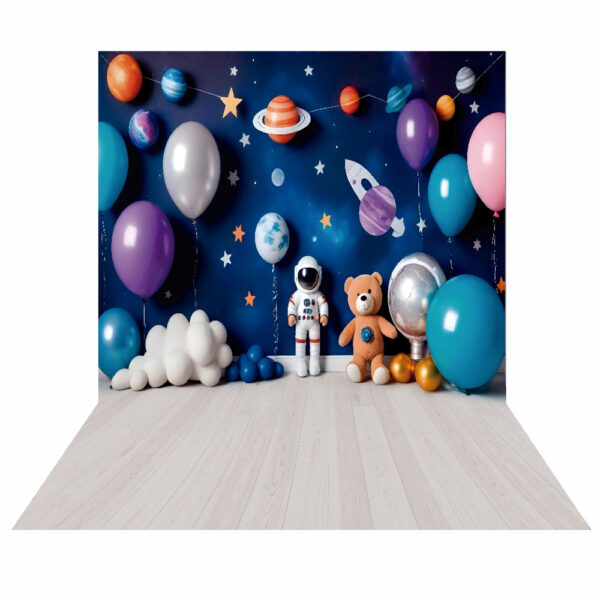 Fundo Fotográfico Cenário Astronauta Espaço em Tecido 2,20m x1,50m F576