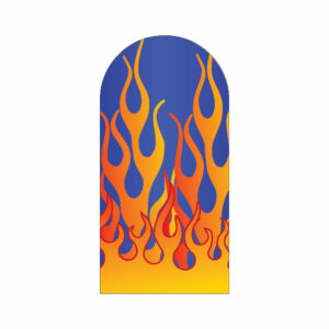 Painel De Festa Romano Decorativo Hot Wheels Fogo