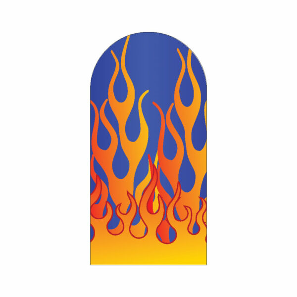 Painel De Festa Romano Decorativo Hot Wheels Fogo