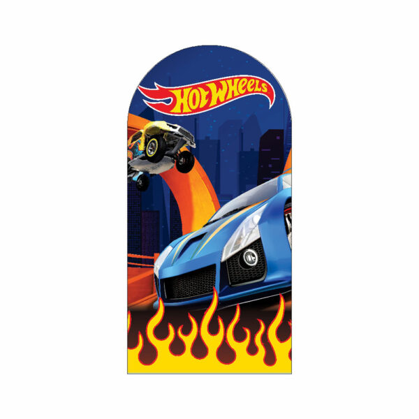 Painel De Festa Romano Decorativo Hot Wheels