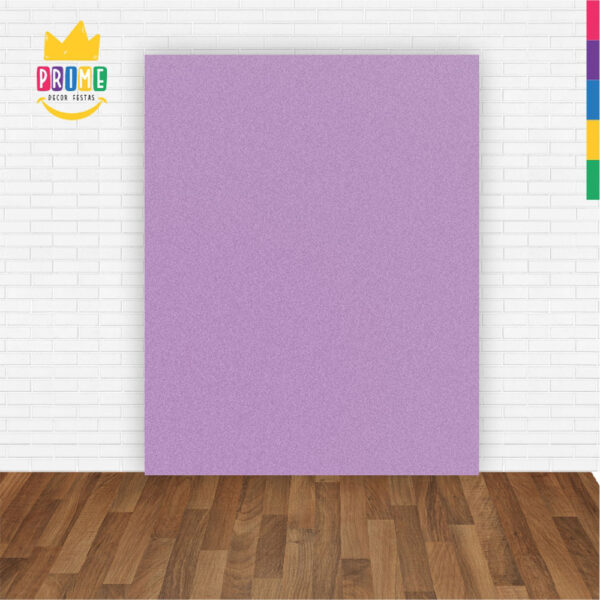 Painel de Festa Retangular 3D Lilás casadinho 1,75m x 2,20 Cor Lisa Tecido - Image 2