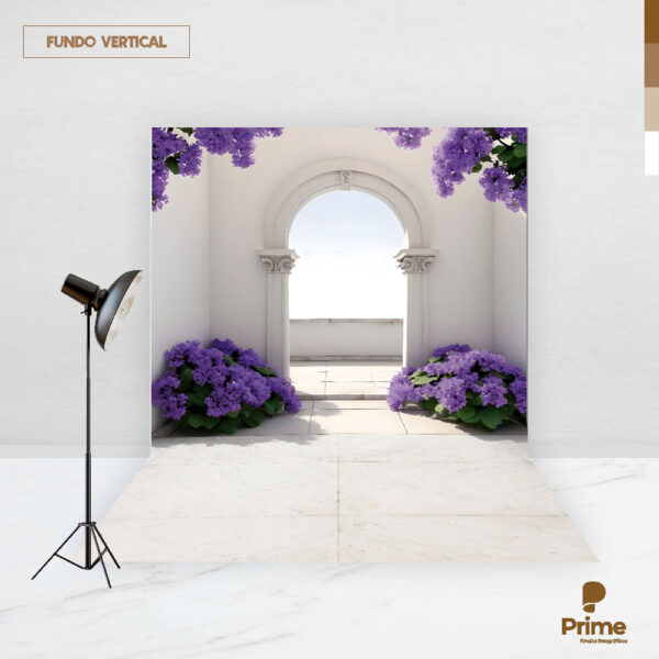 Fundo Fotográfico Cenário Arco Romano Mães  2,20m x1,50m F822 - Image 2
