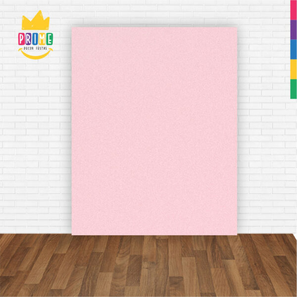 Painel de Festa Retangular 3D Rosa Claro casadinho 1,75m x 2,20 Cor Lisa Tecido - Image 2